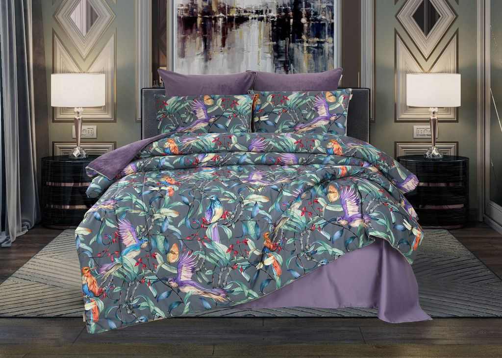 Колибри (аметист/графит) ABC Egypt Cotton комплект