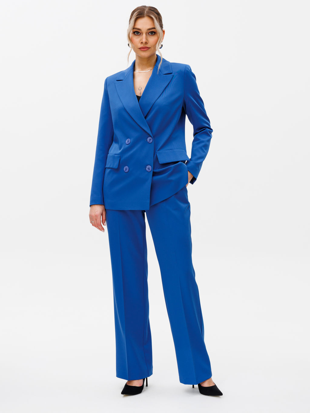 Костюм из жакета и брюк - Gizart фото 17