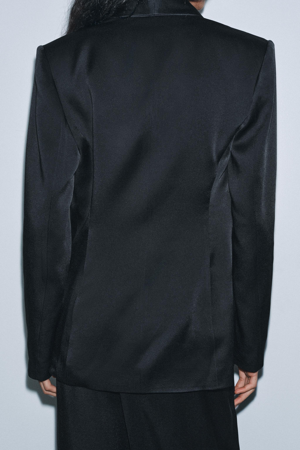 ZW COLLECTION LIMITED EDITION SATIN BLAZER - Zara фото 7