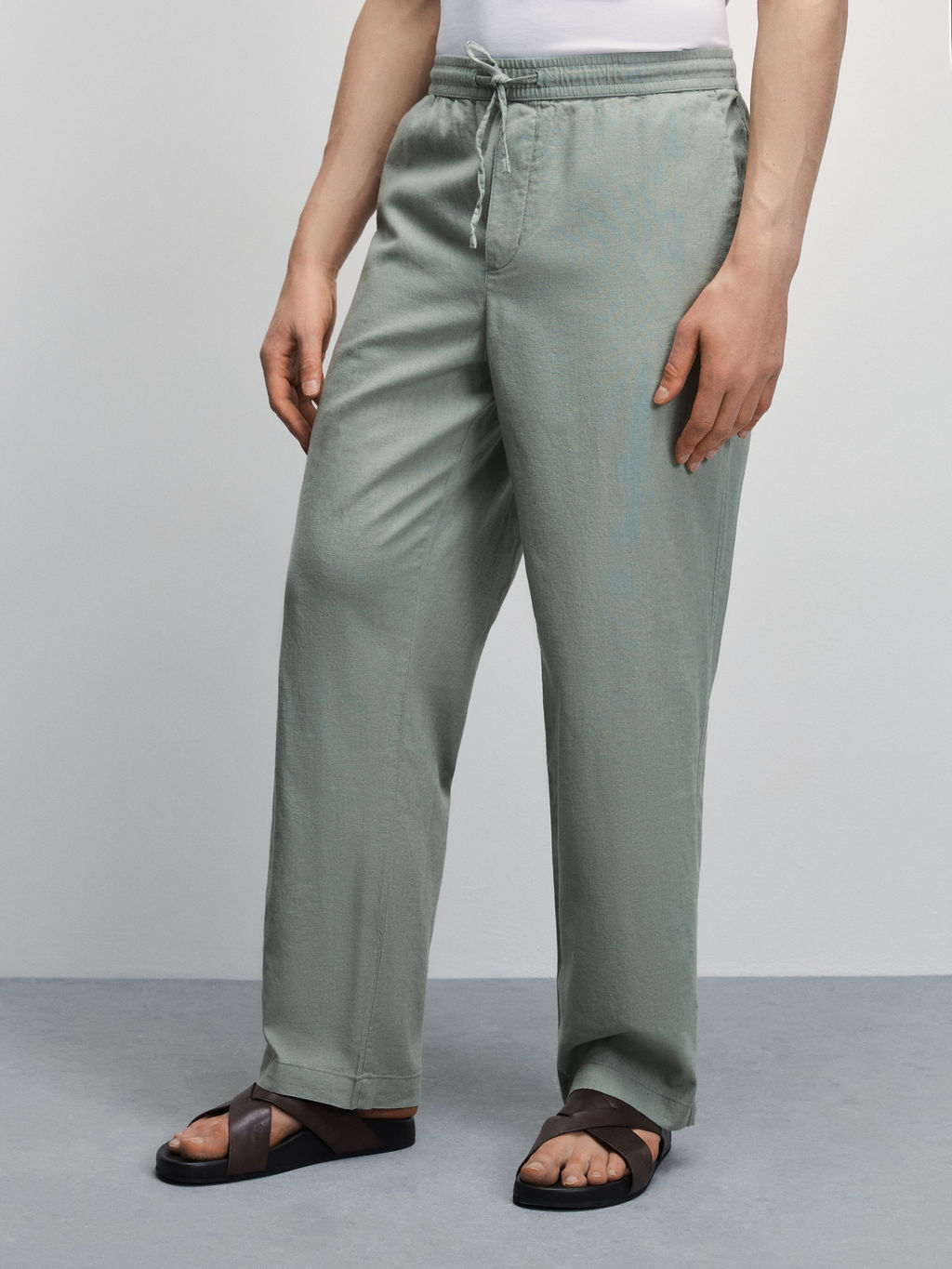 Льняные брюки / Zarina  фото 3