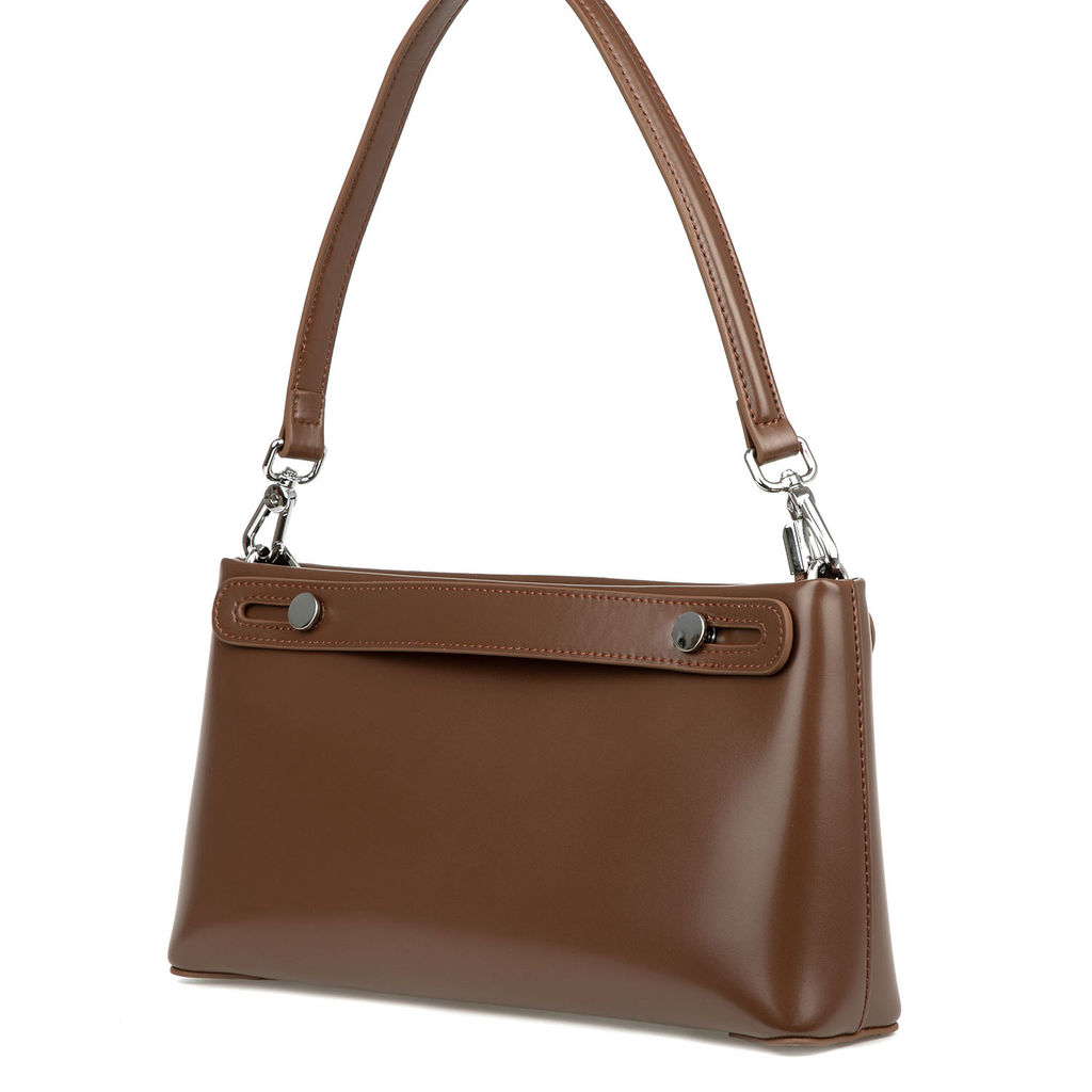 1131 brown, Женская кожаная сумка, Barcelo Biagi