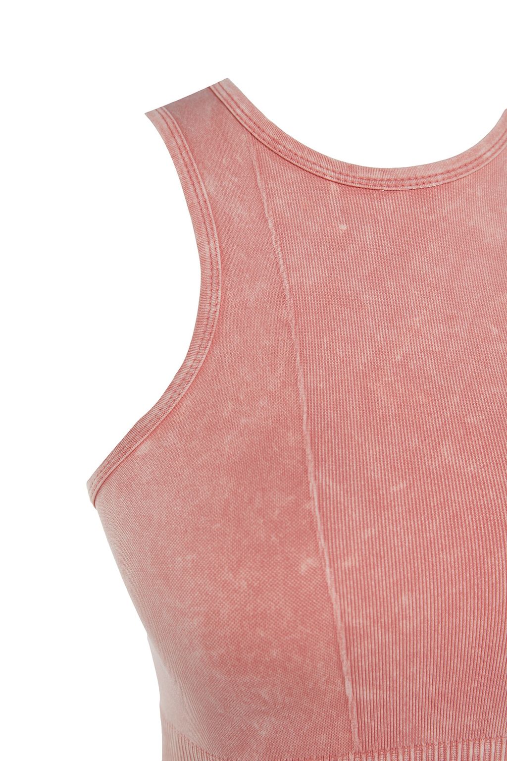 Trendyolmilla Lacivert Seamless/Dikissiz Crop Y?kamal? Halter Yaka Orme Spor Ust/Bluz THMSS23SS00004