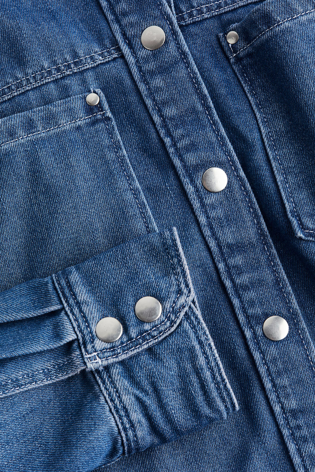 Camisa denim de corte holgado - H&m фото 7