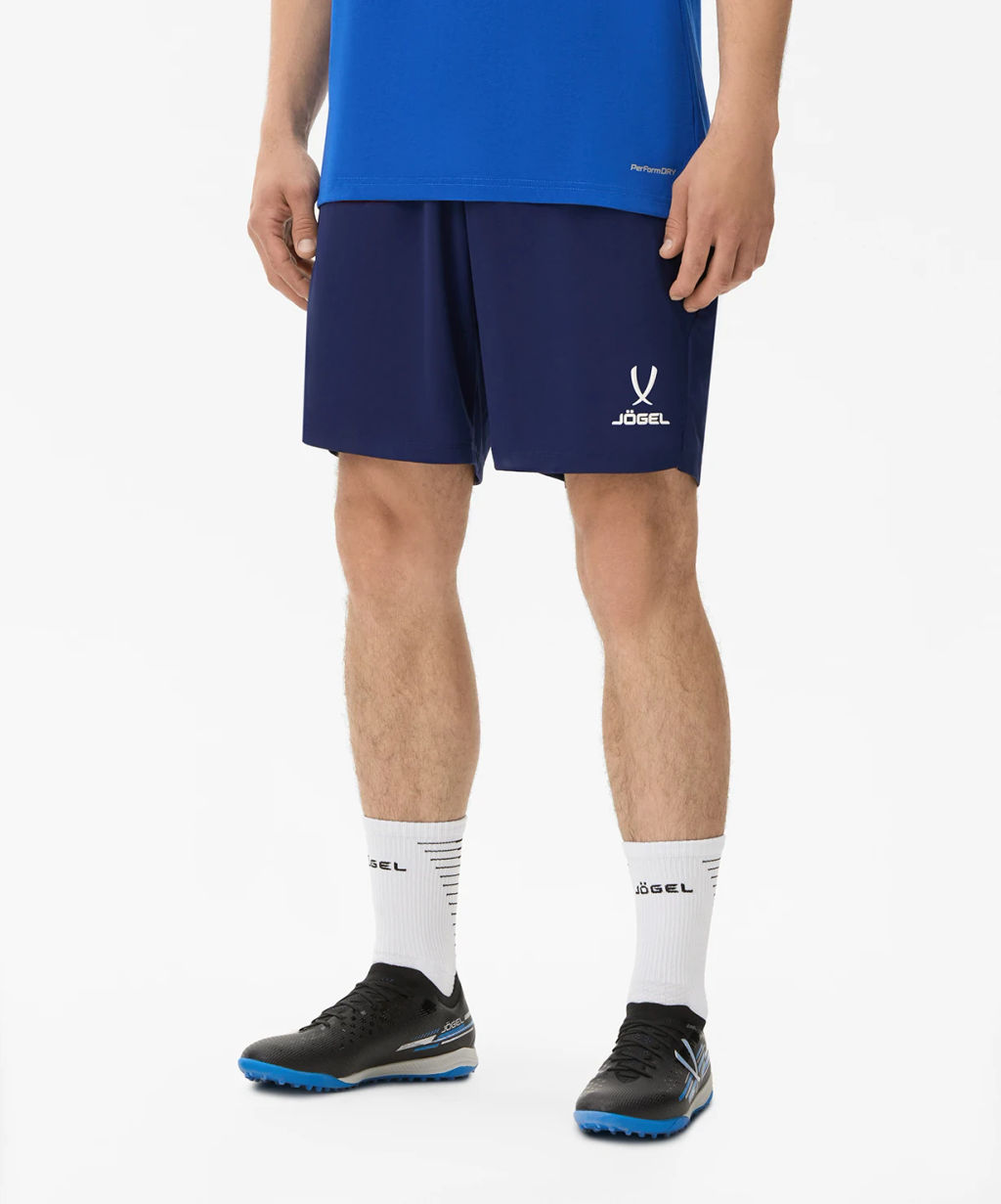 Шорты тренировочные c карманами JOGEL PREMIER PerFormDRY Training Shorts, темно-синий  фото 7