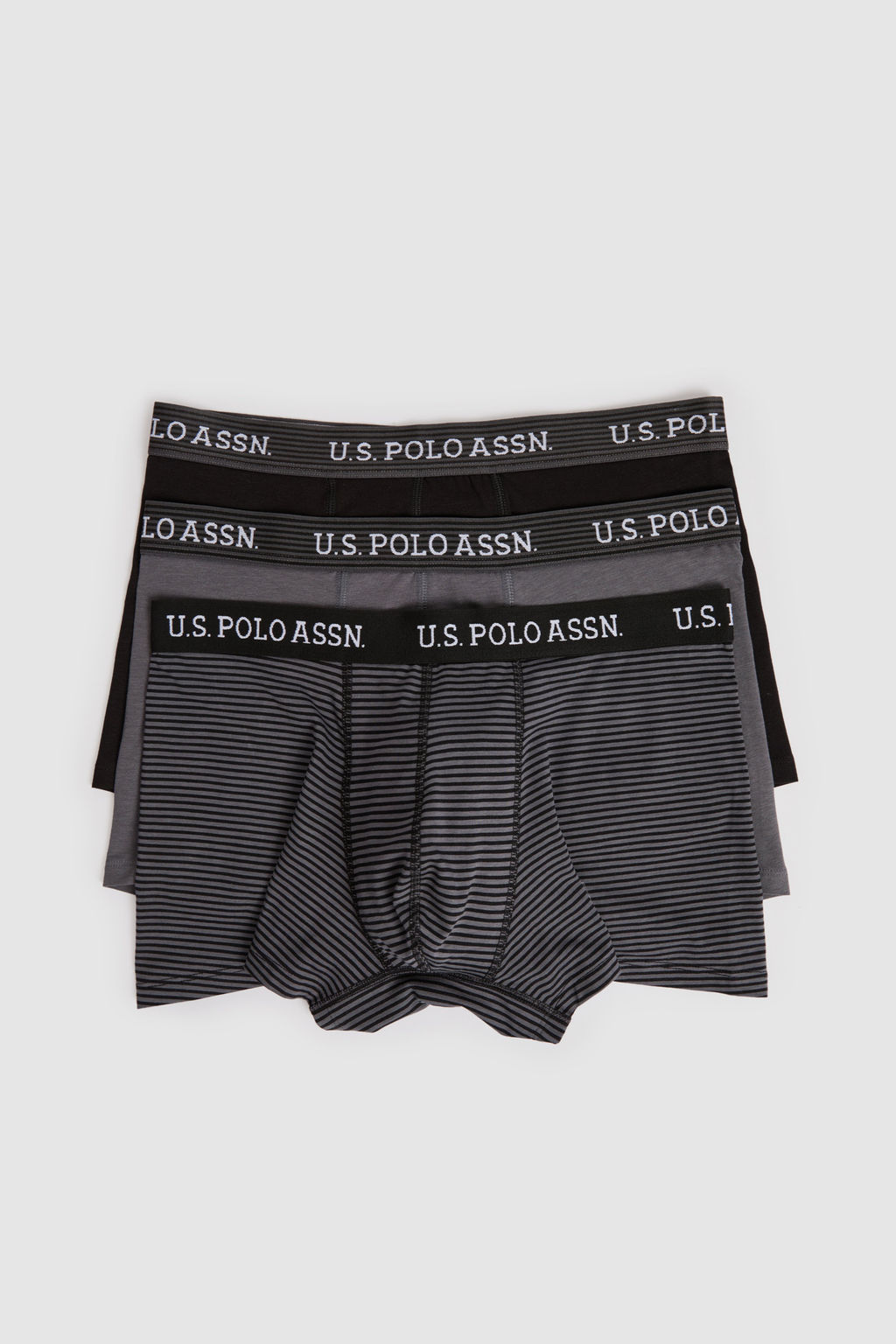 Erkek Siyah 3l_ Boxer Tak_m_ - U.s. polo assn фото 2
