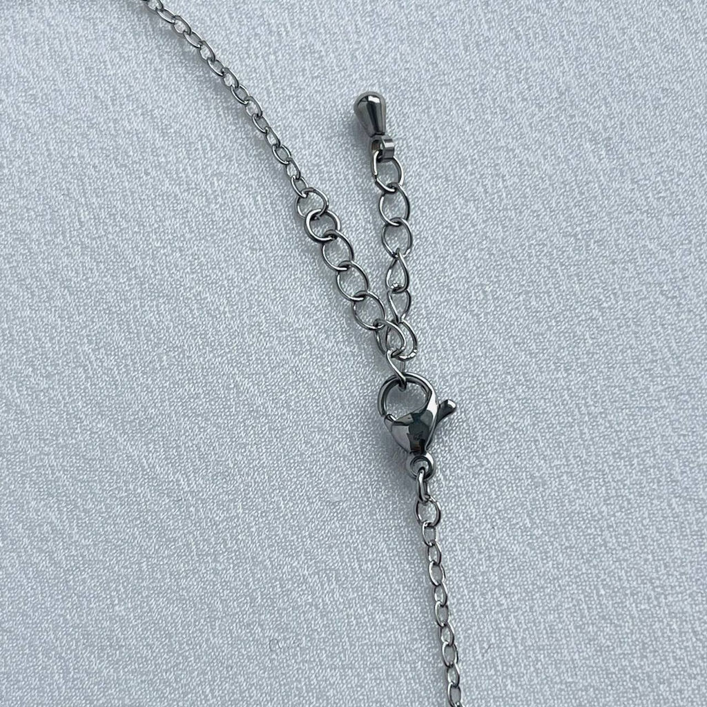 Кулон на цепочке из Розового кварца 50 см +