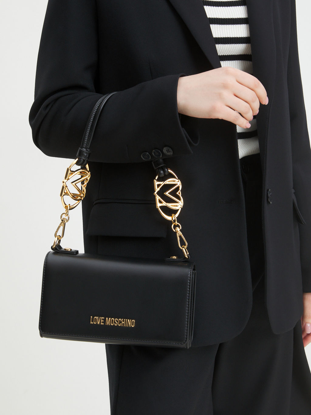 Женская сумка на плечо LOVE MOSCHINO JEWEL Артикул 4377049, черный фото 5