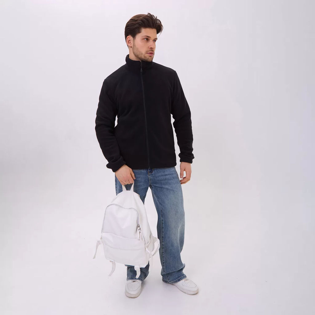 RODOS Толстовка на молнии мужская флис М-321 Синий  фото 35