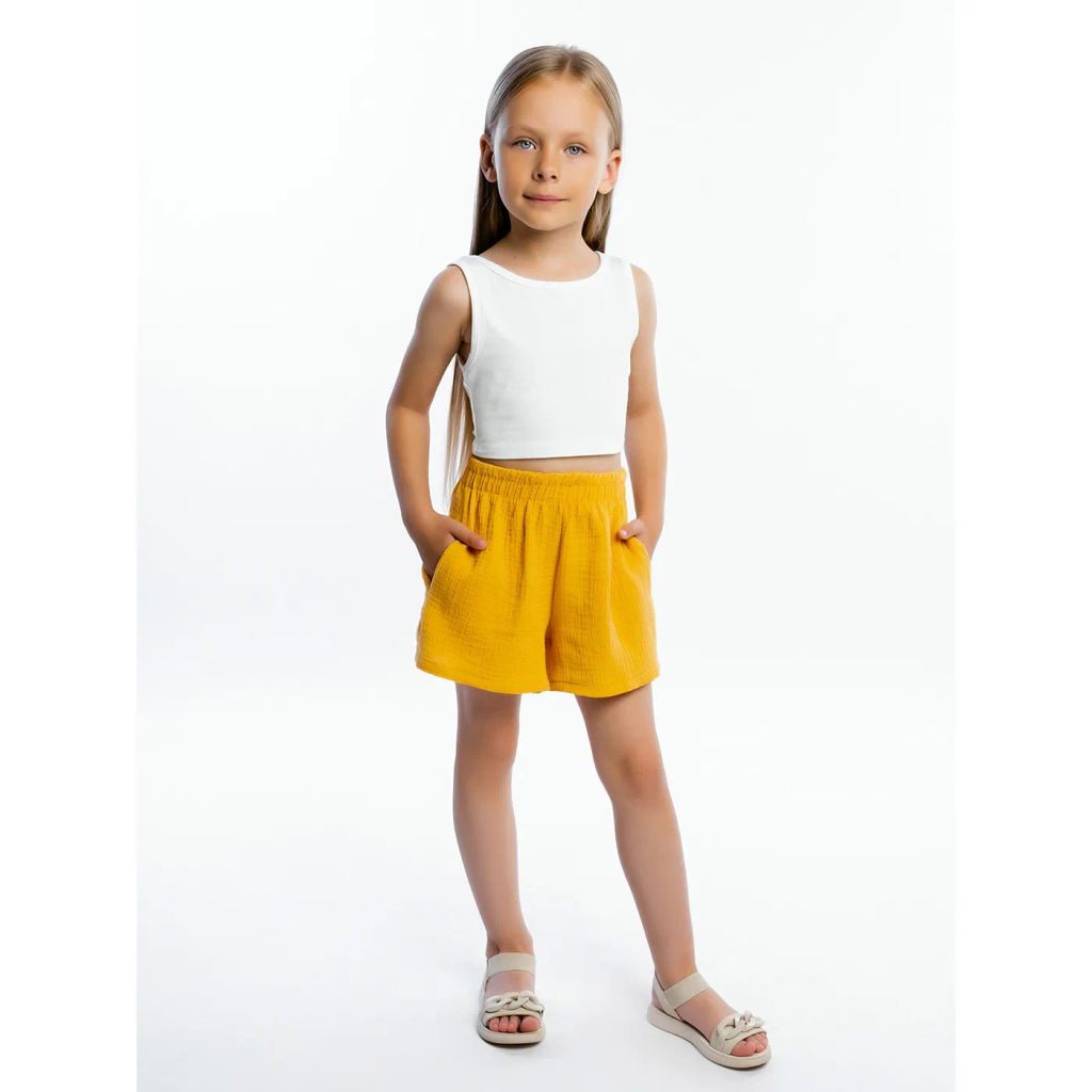 Комплект топ кулирка, шорты муслин 7015900102 - Youlala фото 10