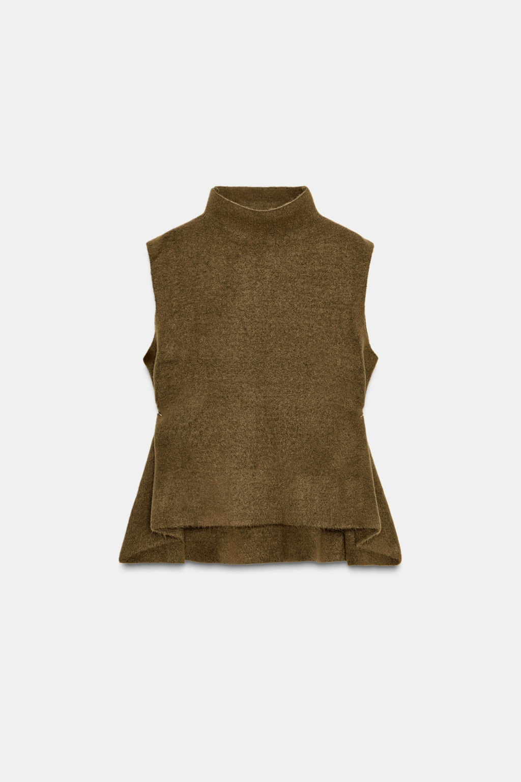 ASYMMETRIC KNIT TOP WITH SIDE APPLIQU_S - Zara фото 6