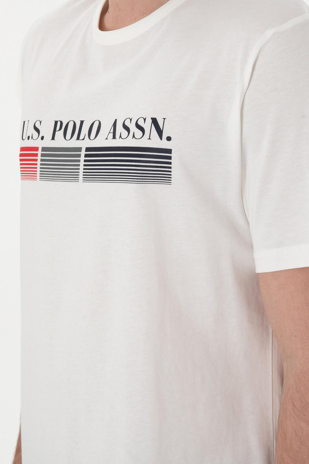 Erkek Bisiklet Yaka Beyaz Pijama Tak_m_ Sepette S_rpriz _ndirim - U.s. polo assn фото 7