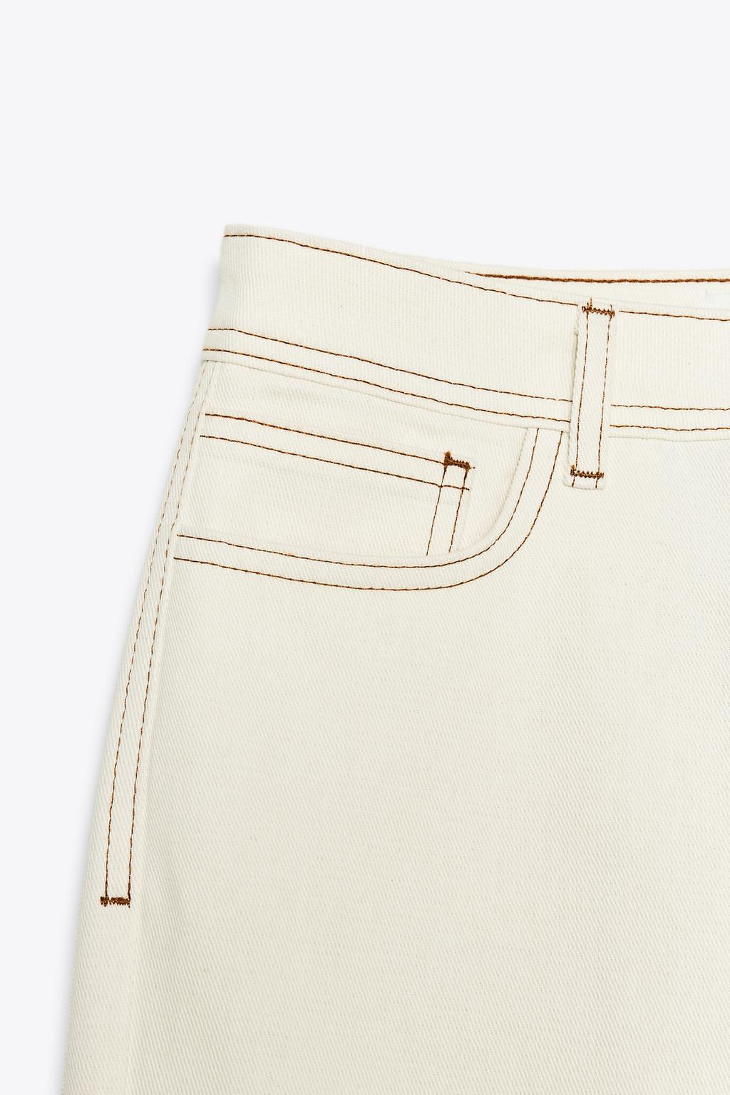 Z1975 HIGH-WAIST WIDE-LEG JEANS - Zara фото 8