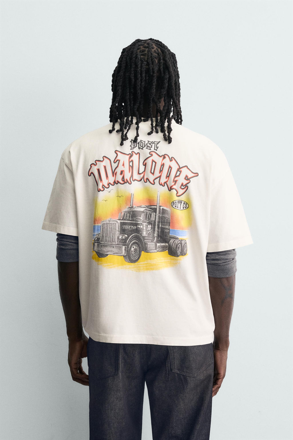 POST MALONE  GRAPHIC T-SHIRT - Zara фото 12