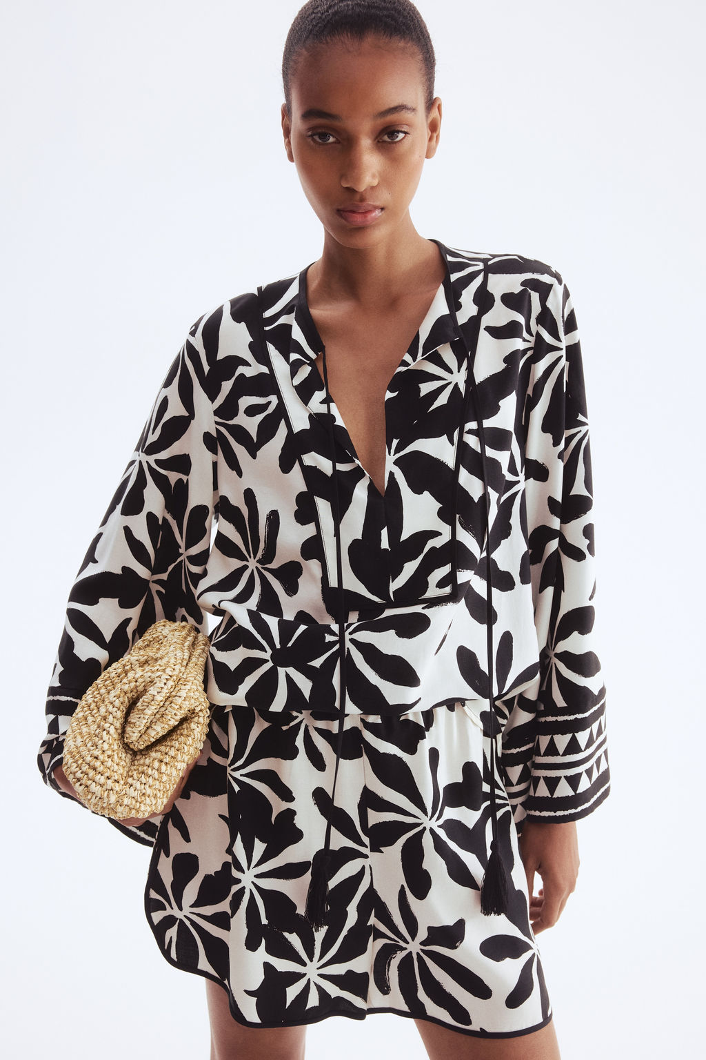 Blusa de lyocell - H&m фото 2