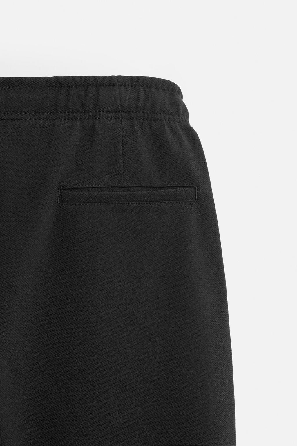 COMFORT FIT JOGGER WAIST TROUSERS - Zara фото 17