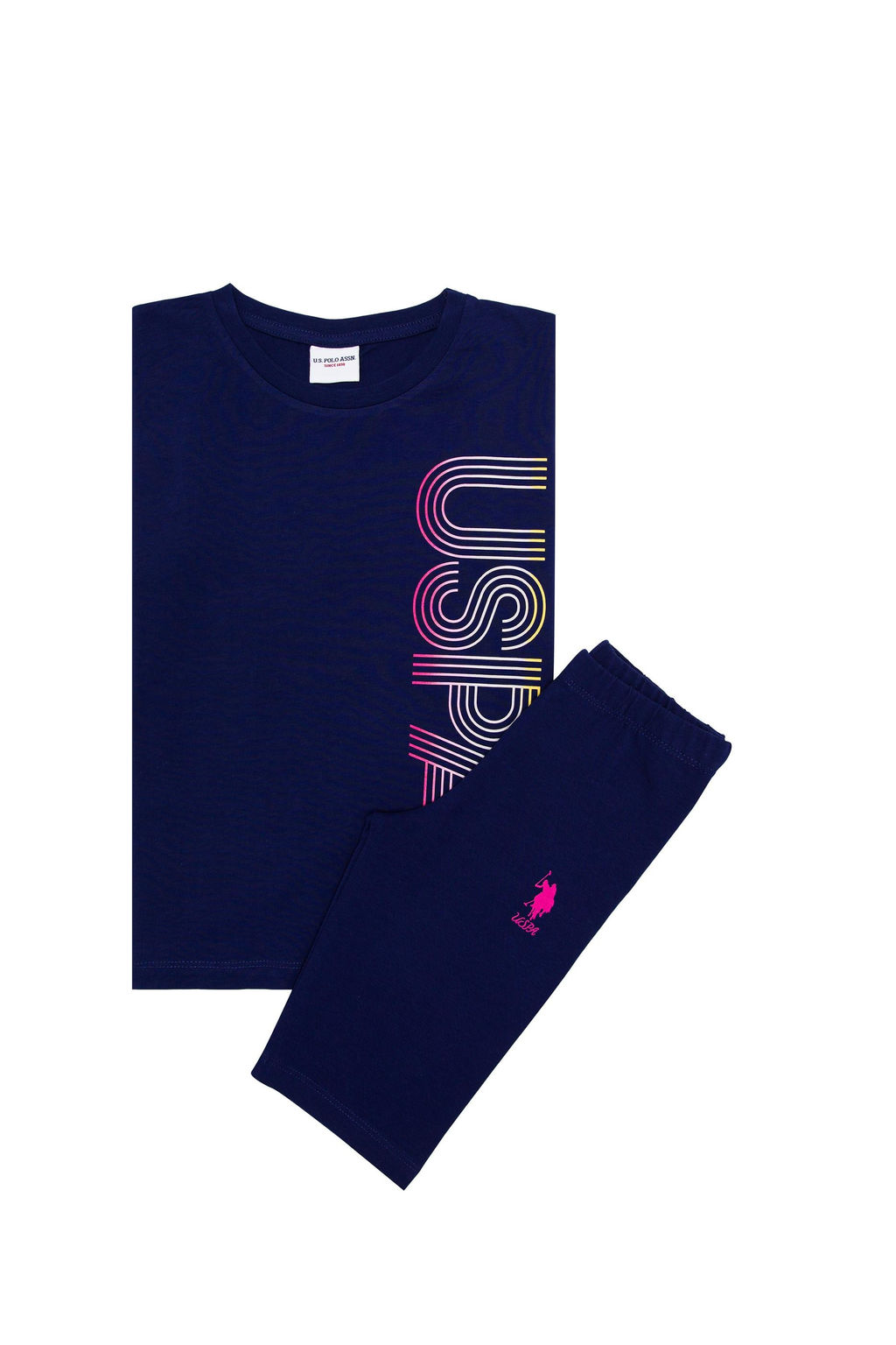 Темно-синий пижамный комплект для девочки Неожиданная скидка в корзине - U.s. polo assn фото 10