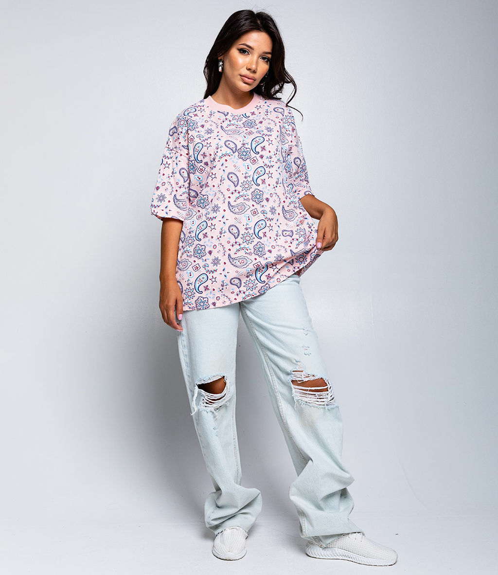 Футболка #КТ682 (1), пудровый - Dommod фото 4