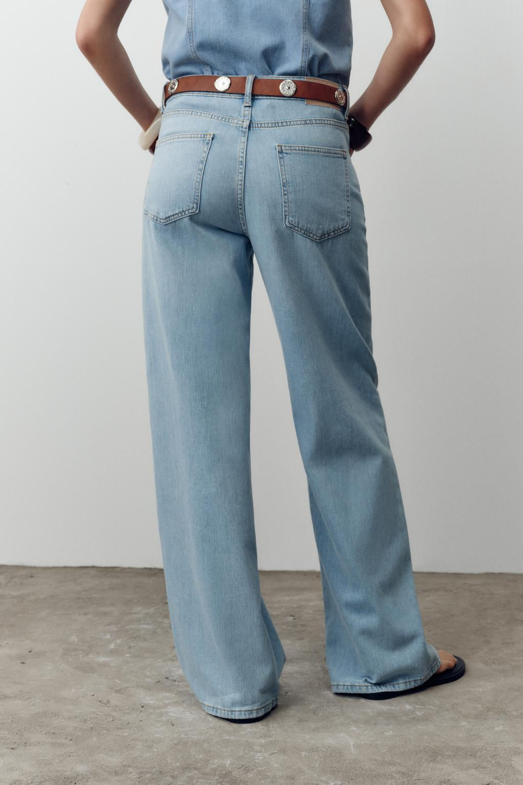 JEANS Z1975 STRAIGHT HIGH-WAIST FULL LENGTH - Zara фото 2