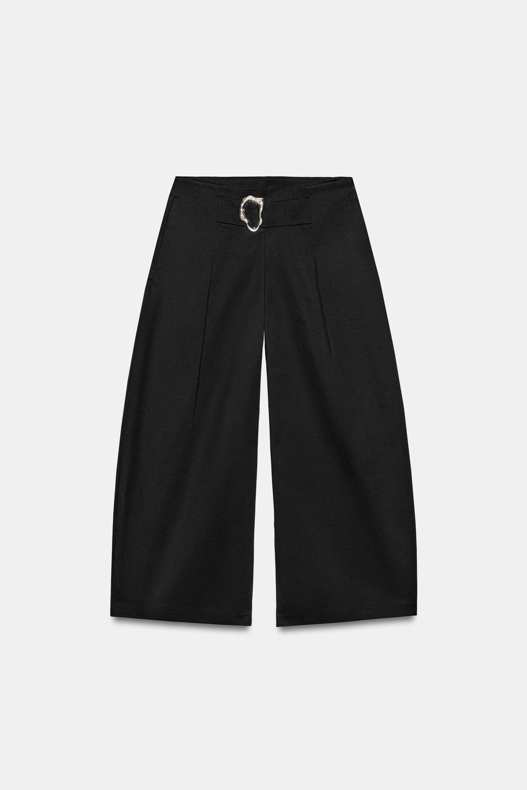 PANTAL?N BARREL HEBILLA / Negro - Zara фото 8