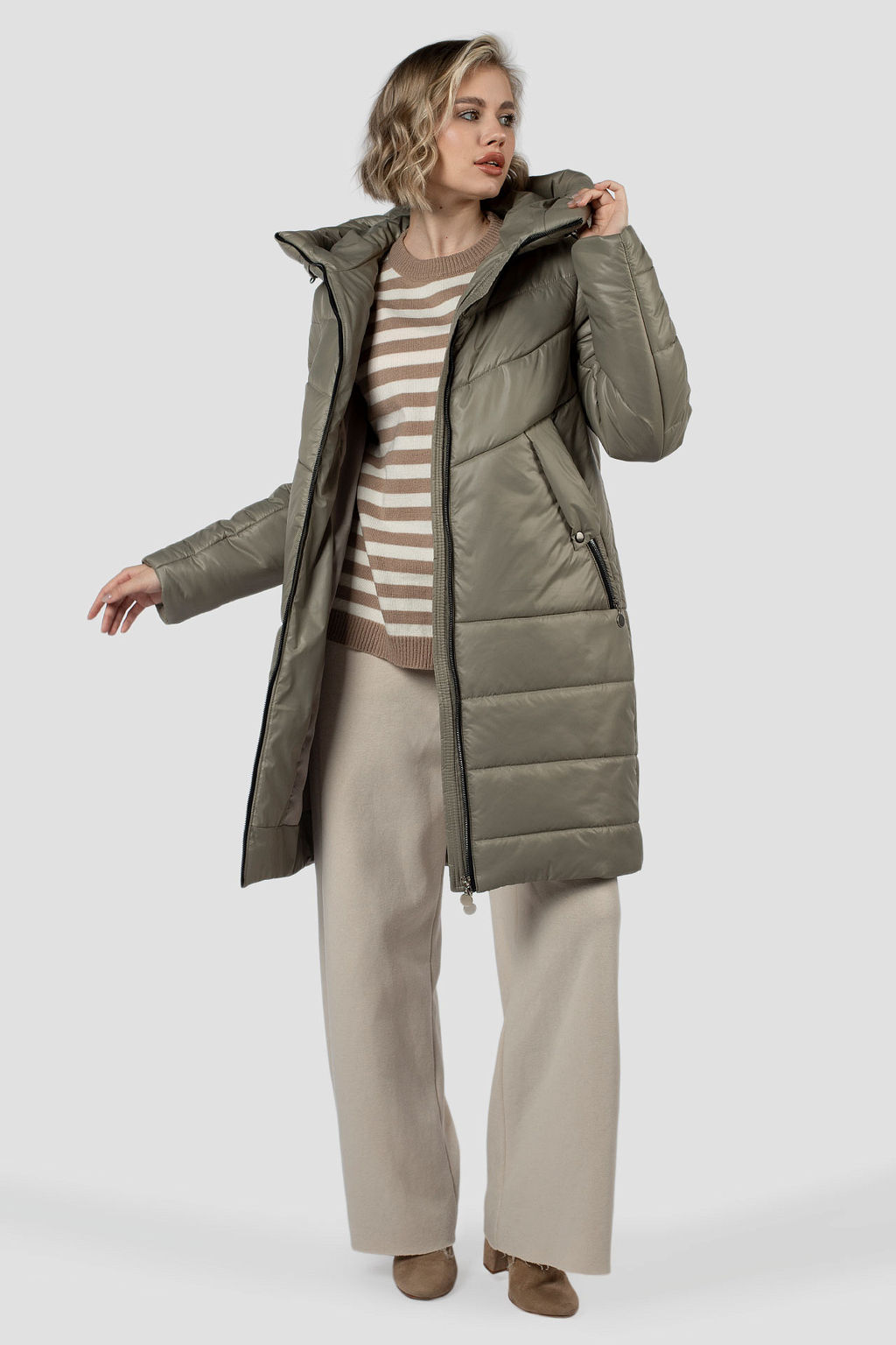 Куртка женская зимняя (синтепон 300) - El podio фото 3