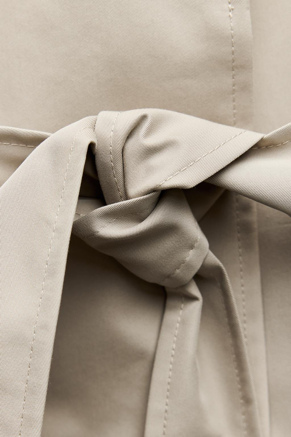 ZW COLLECTION TRENCH COAT WITH BELT - Zara фото 10