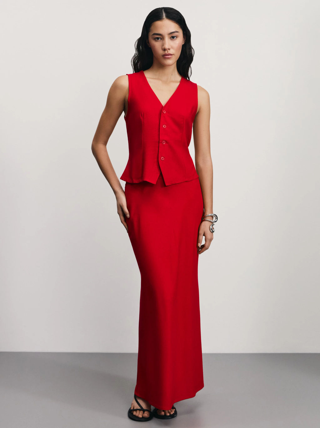 Льняной жилет / Zarina  фото 7