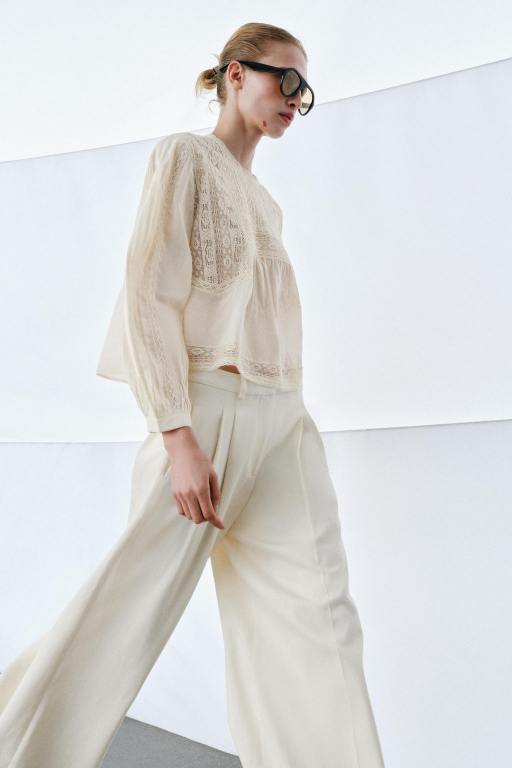 ZW COLLECTION EMBROIDERED SHIRT - Zara фото 10