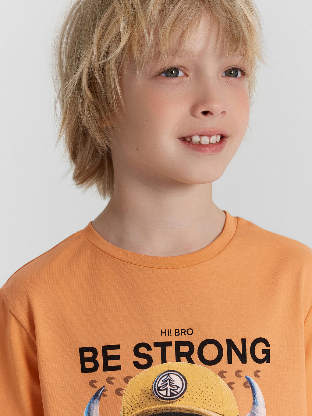 Комплект домашний для мальчиков коричневый с принтом и надписью League - Mark formelle фото 6