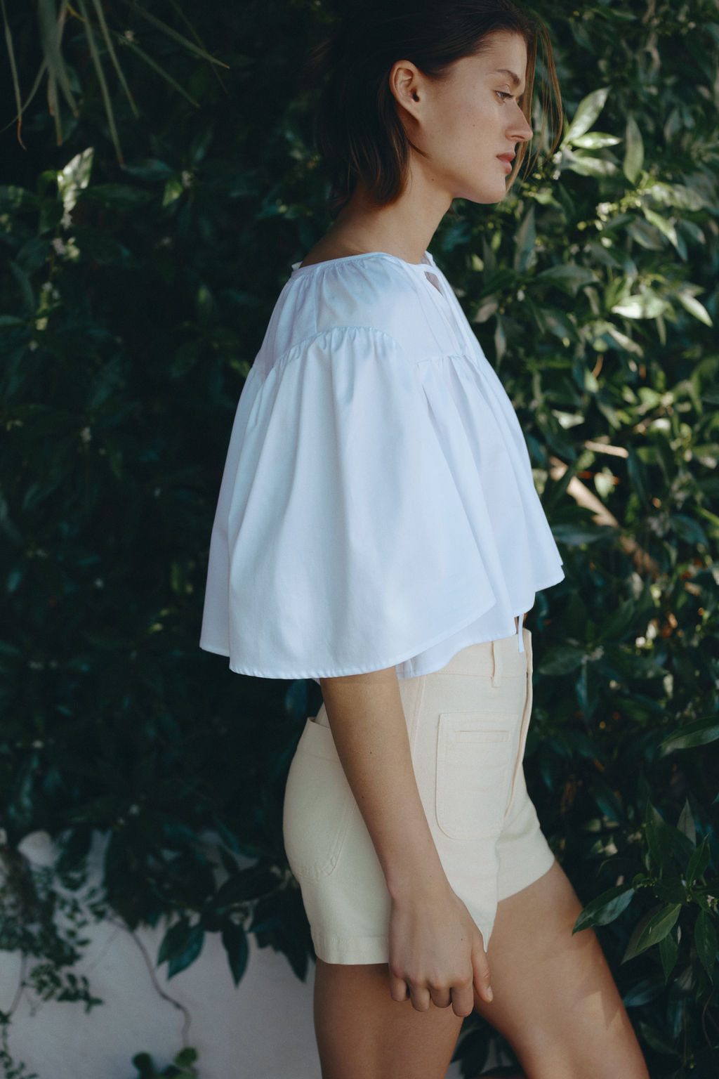 Vaquero corto de talle alto - H&m фото 7