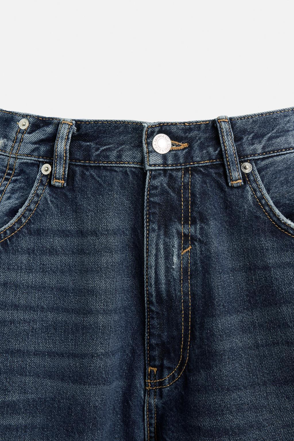 BAGGY JEANS WITH SEAM DETAIL - Zara фото 9