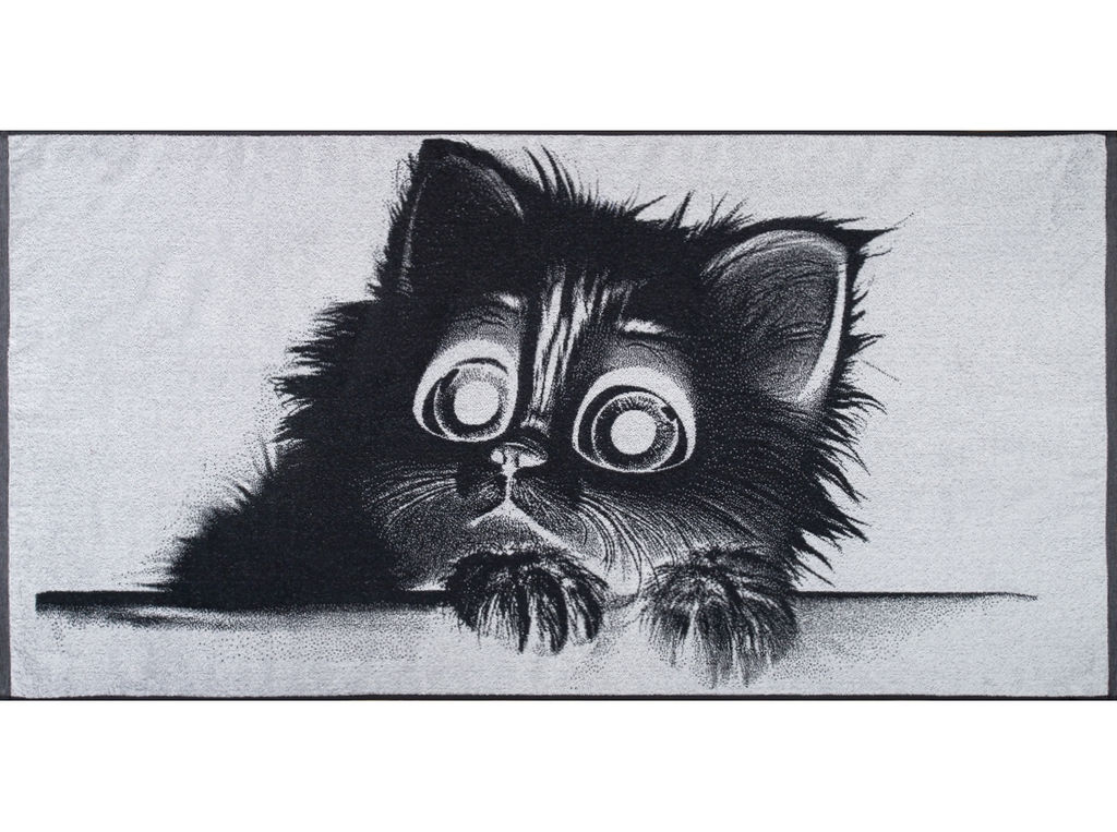 Полотенце махровое 6с102.413ж1 Каспер (антрацит) 81х160см