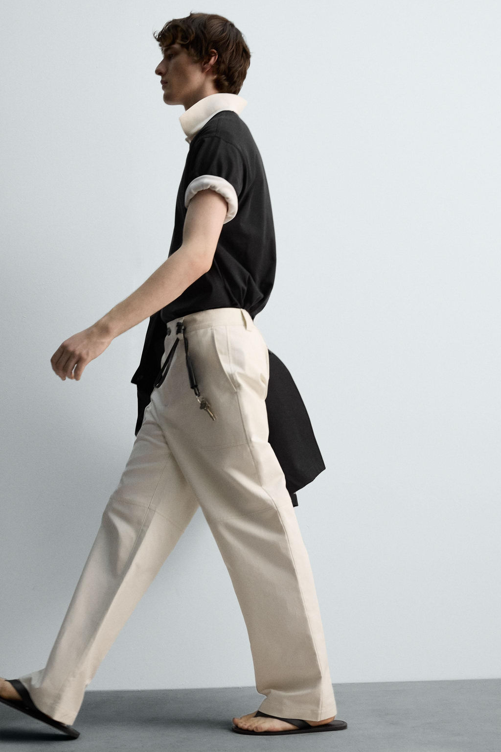 REGULAR FIT TROUSERS WITH POCKETS - Zara фото 7