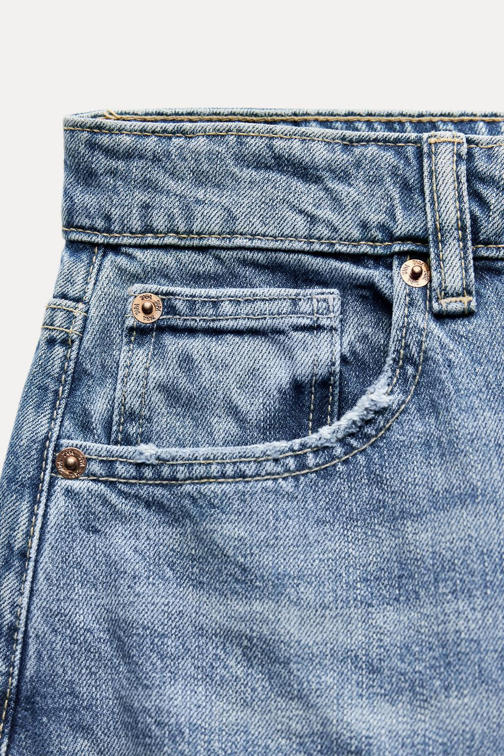TRF BAGGY BALLOON MID-RISE JEANS - Zara фото 9