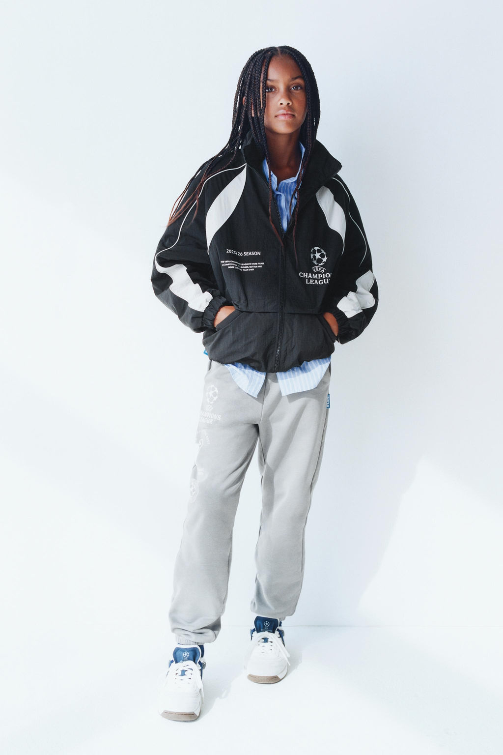 UEFA CHAMPIONS LEAGUE ® WATER-REPELLENT HOODED JACKET - Zara фото 14