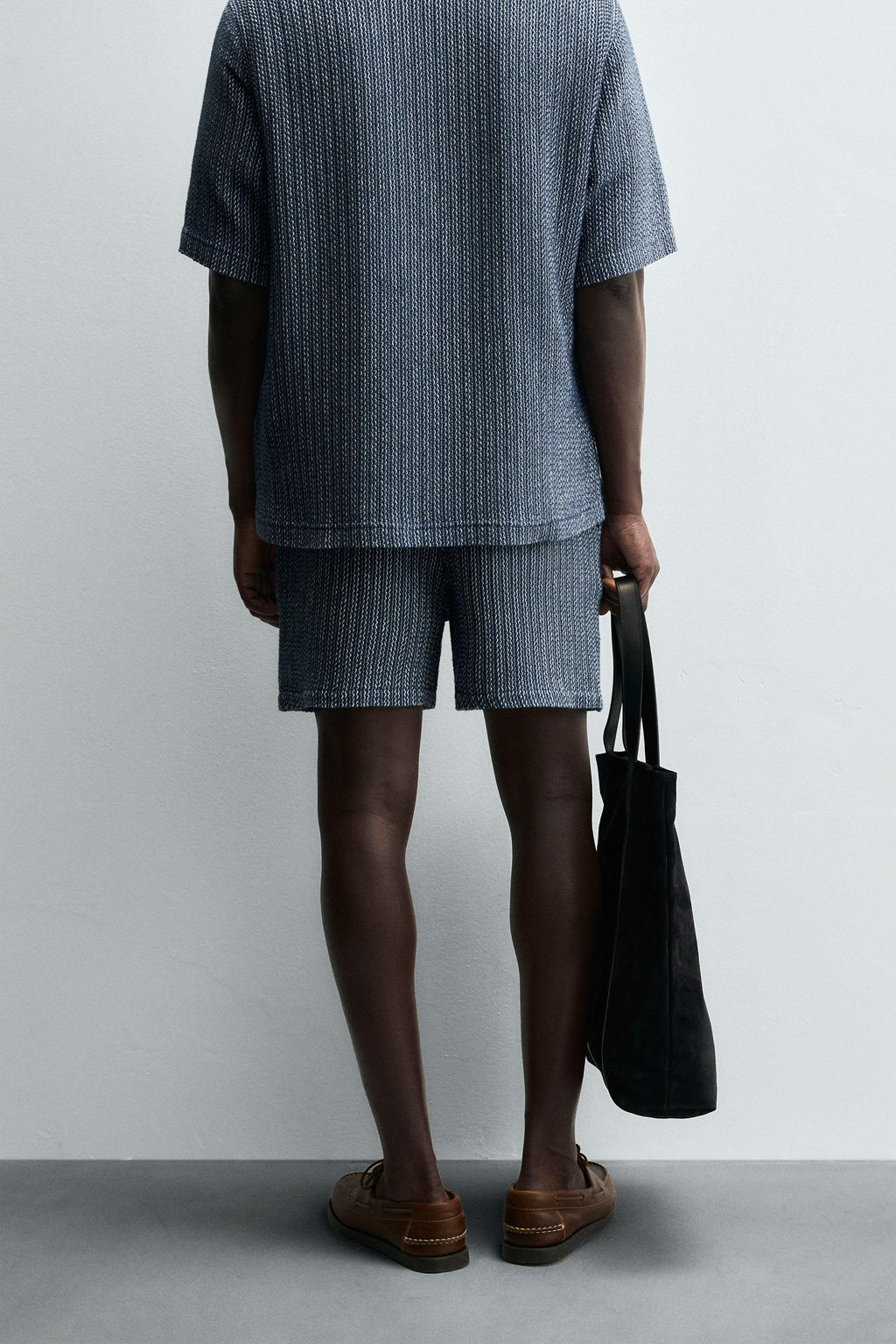 JACQUARD TEXTURED BERMUDA SHORTS - Zara фото 3