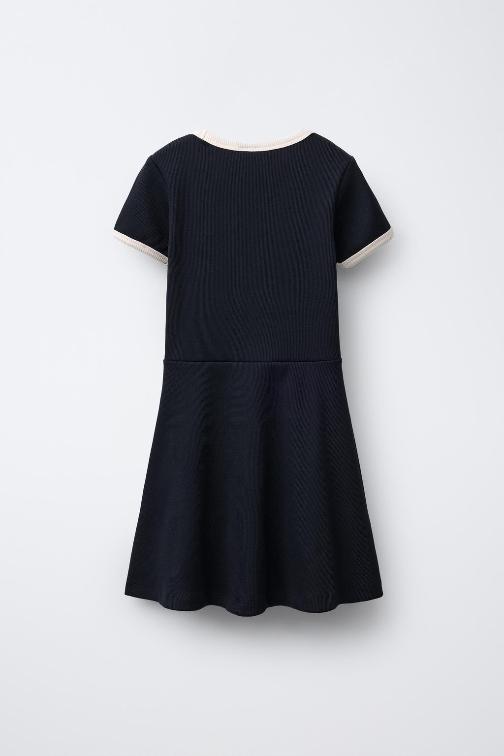 TEXT RIBBED DRESS - Zara фото 2