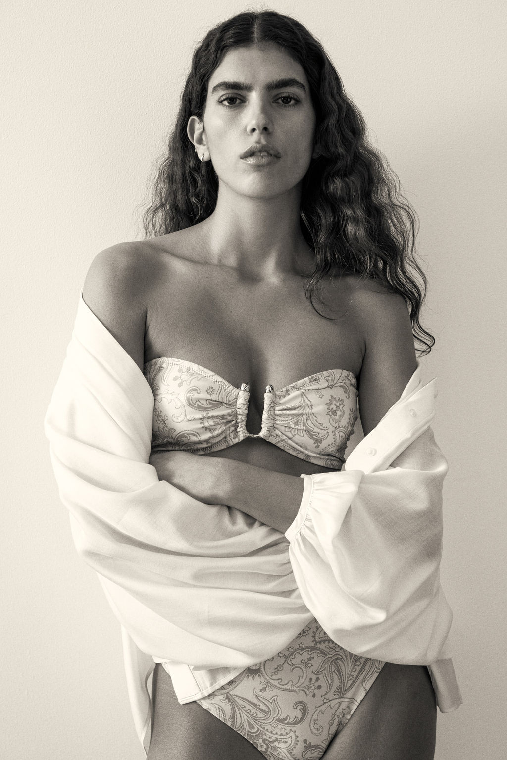 Top de bikini bandeau con relleno - H&m фото 2