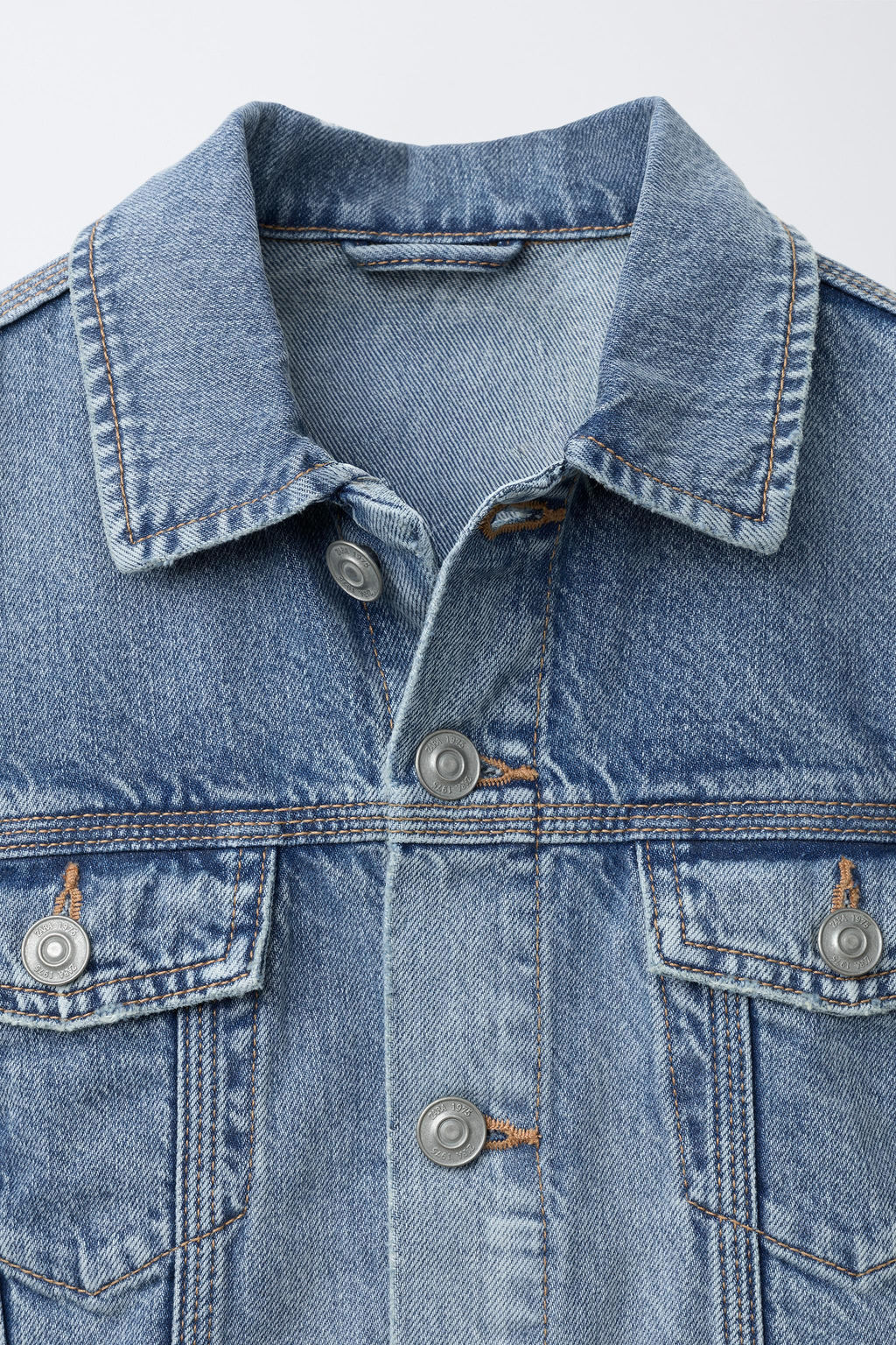 CAZADORA DENIM B?SICA / Azul - Zara фото 4