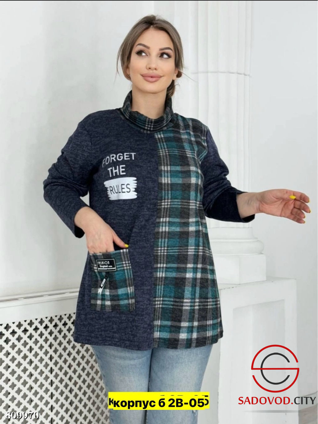 Туника, ангора с высоким горлом - Bruno фото 2