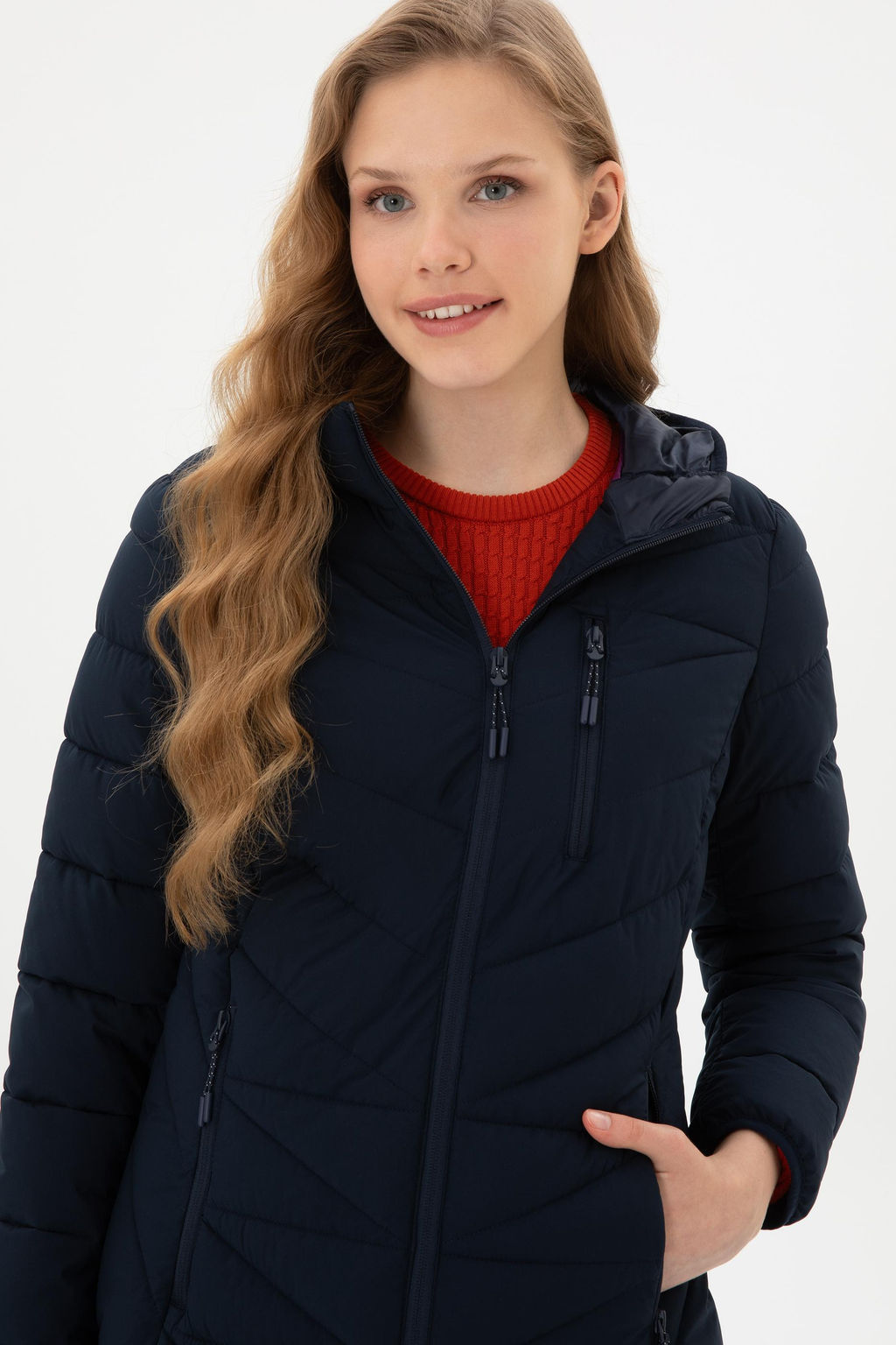 Kad_n Lacivert Mont - U.s. polo assn фото 2