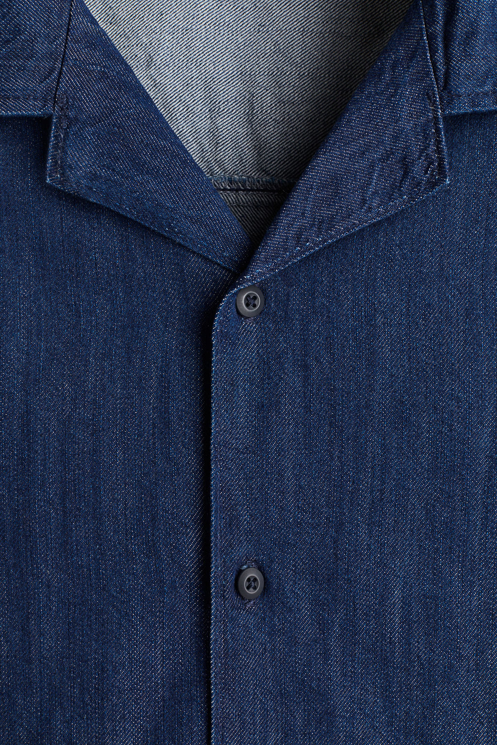 Camisa resort en denim Regular Fit - H&m фото 5