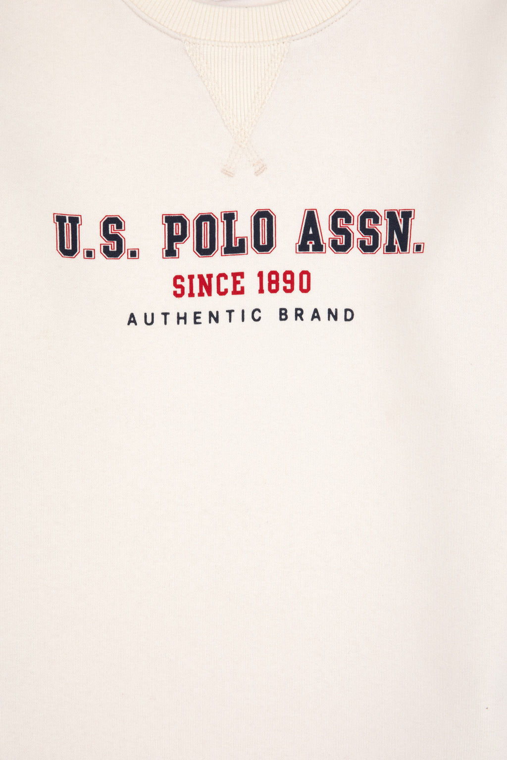 Erkek _ocuk Beyaz Bisiklet Yaka Sweatshirt - U.s. polo assn фото 8