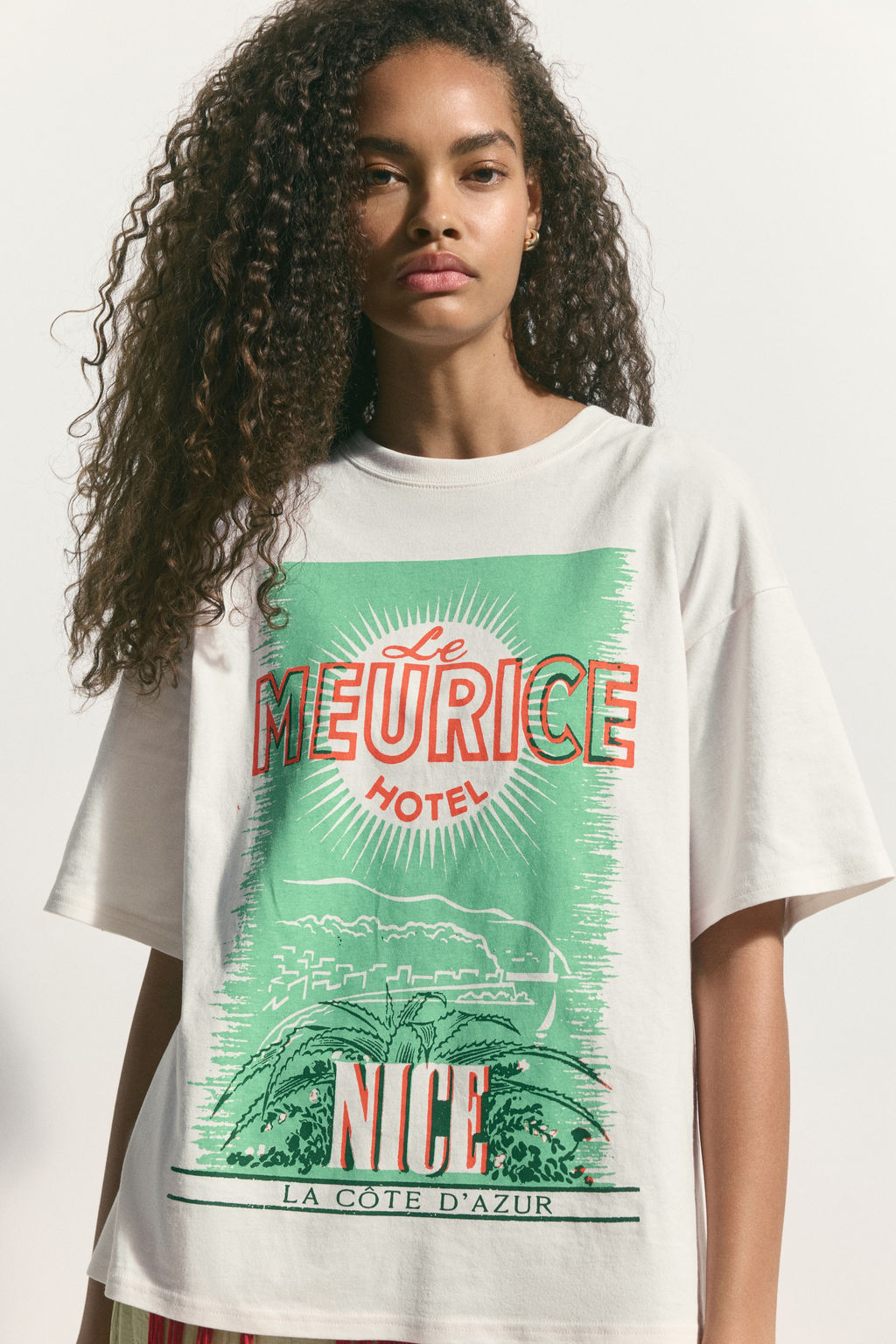 Camiseta oversize estampada - H&m фото 4