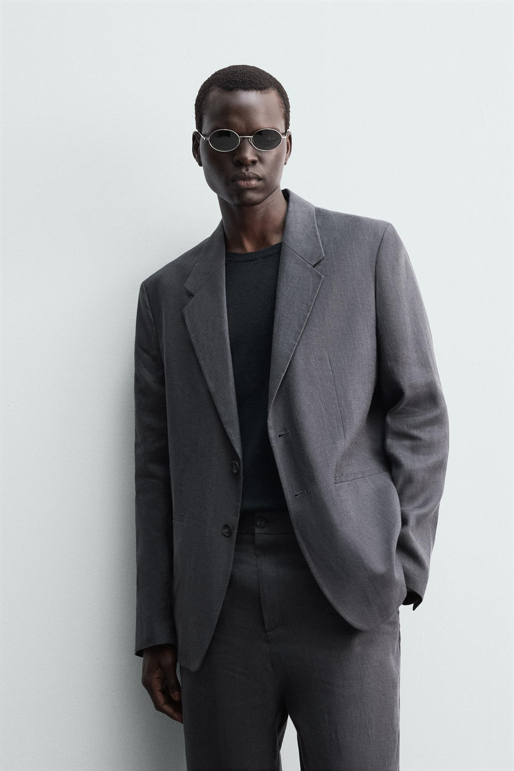 100% LINEN SUIT BLAZER - Zara фото 2
