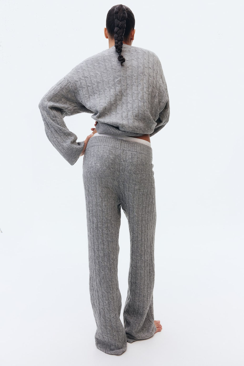 Jersey en punto trenzado - H&m фото 5