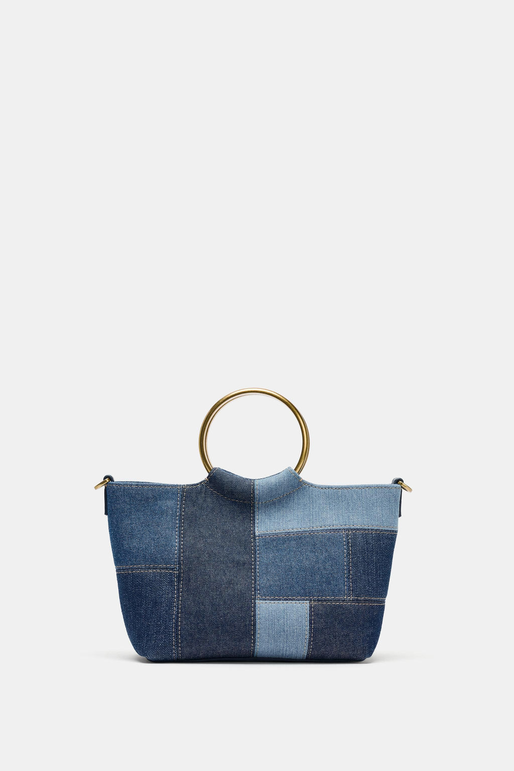 PATCHWORK MINI BUCKET BAG - Zara фото 9