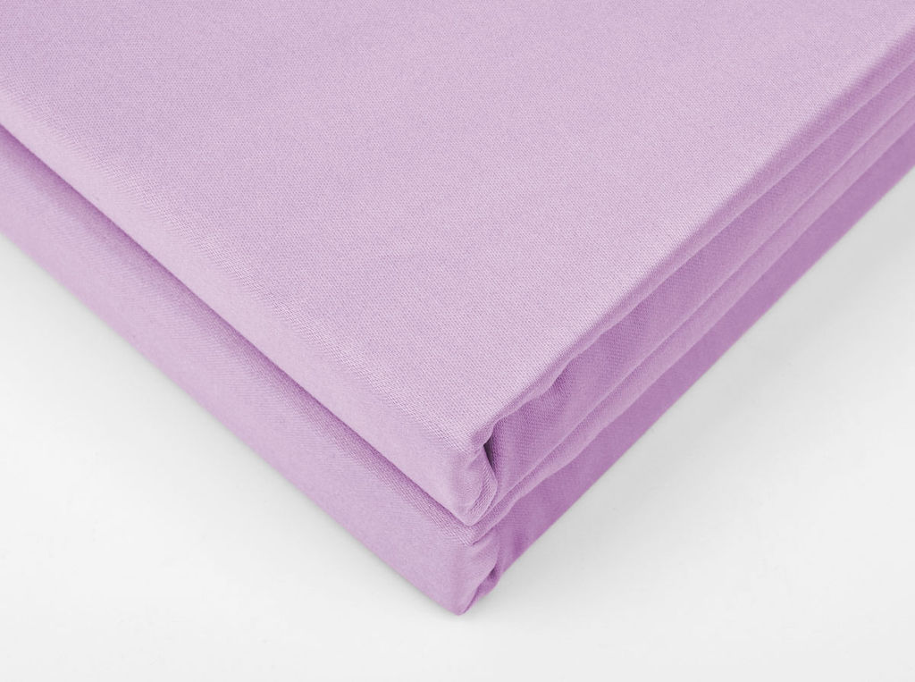 Простыня на резинке 4403/1-БЧ 200*140*20 гл.кр. сатин цв. сирень 1638-15 (Распродажа)
