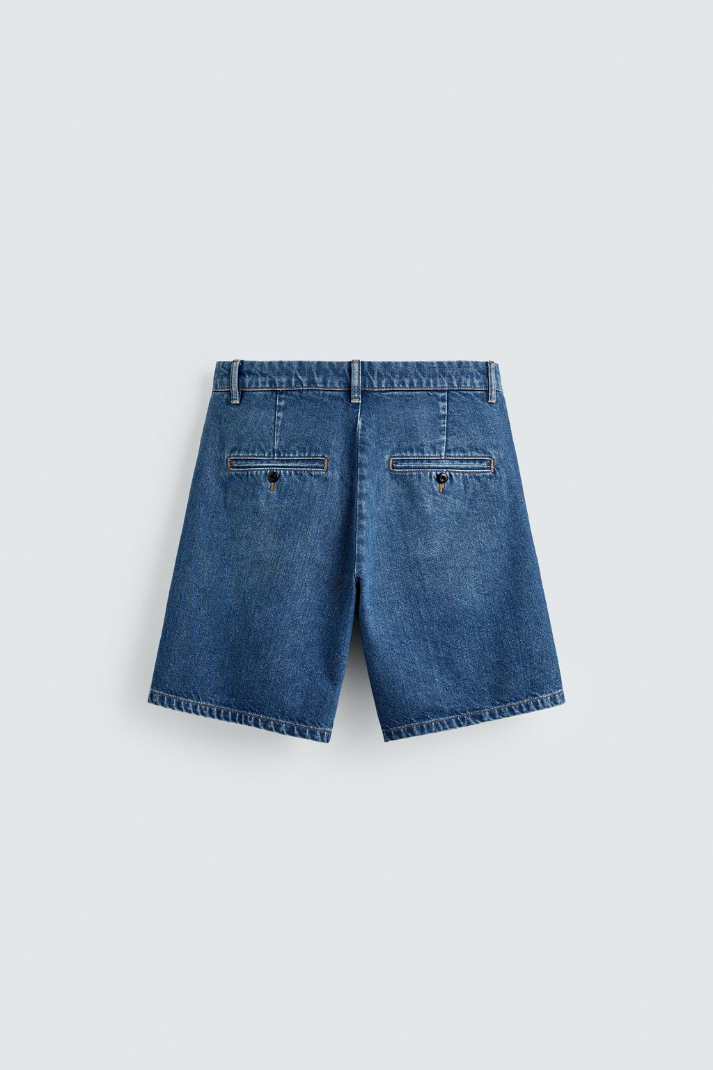 BERMUDA CHINO DENIM / Azul medio