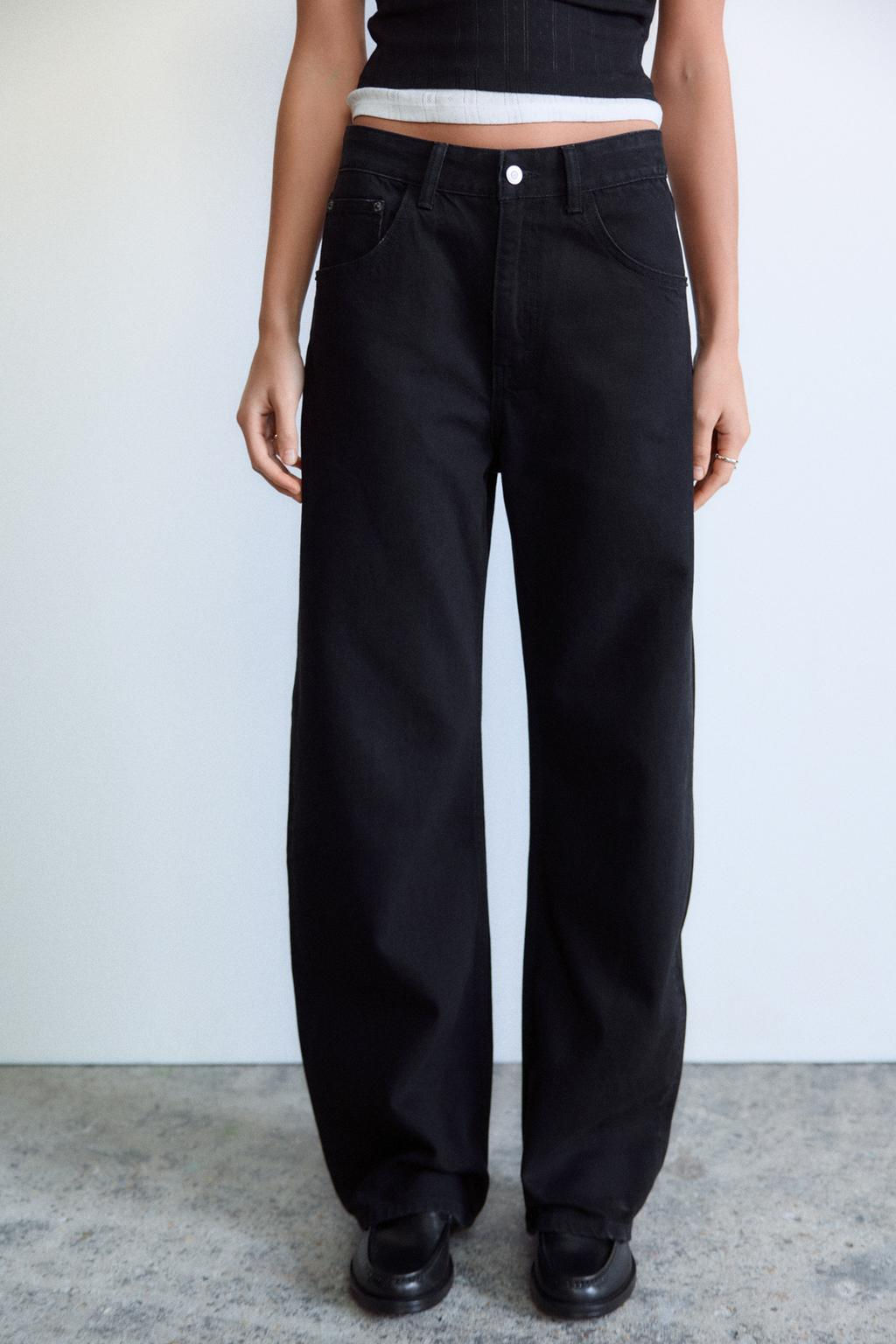 TRF CURVED HIGH-WAIST JEANS - Zara фото 3