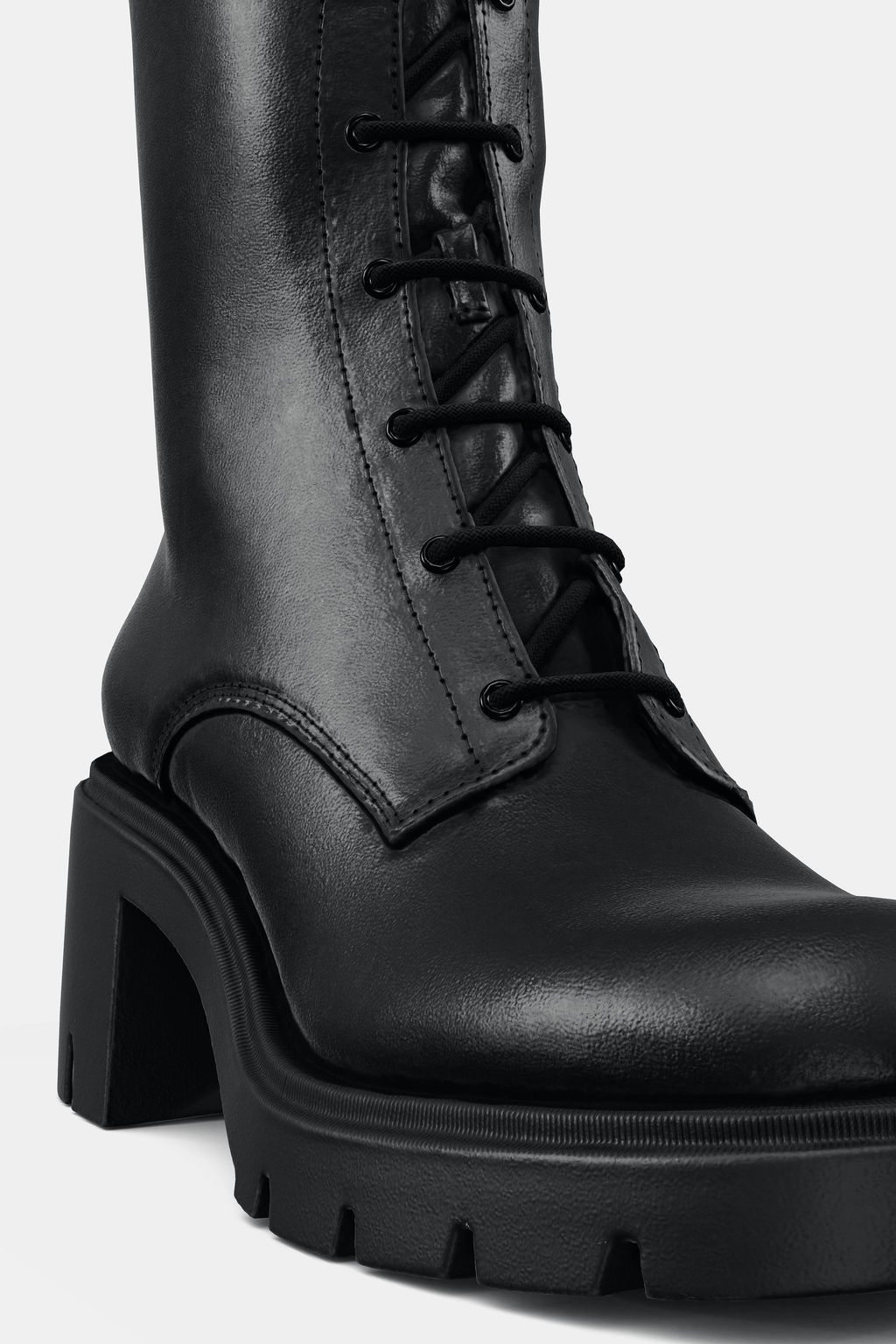 LACE-UP BOOTS - Zara фото 7